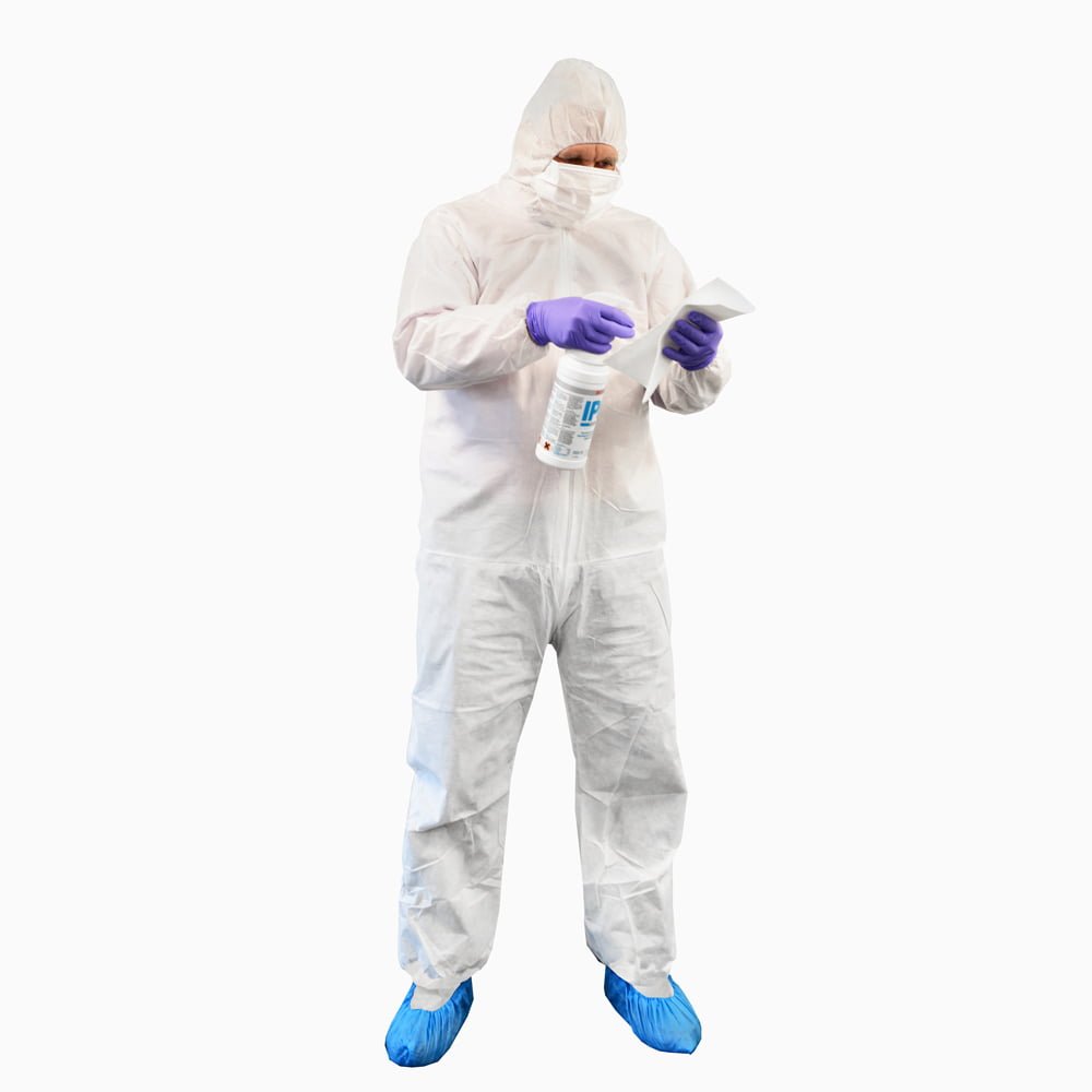 600-5010E INTEGRITY CLEANROOM® Anti-Static Disposable Coverall 600-5010E INTEGRITY CLEANROOM® Anti-Static Disposable Coverall