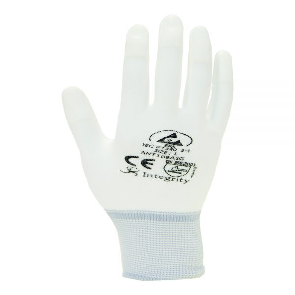 ESD PU Tip Gloves nylon
