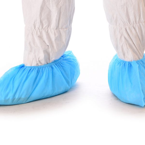 Integrity™ Standard Spunbond Polypropylene Blue Shoe Cover Photo
